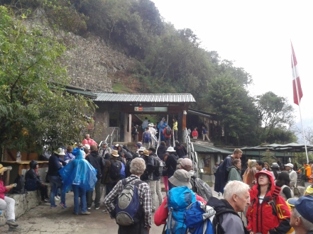 Lauferei Eingang zu Machu Picchu
