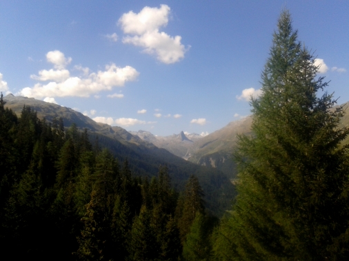 Lauferei - Blick Richtung Zerfreina - das Bündner Matterhorn